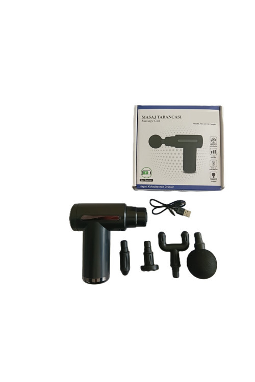 Mini Şarjlı Kompakt Masaj Tabancası - Taşınabilir Tasarım (Ac-748 Compact)