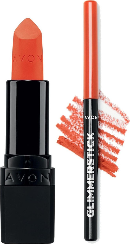 Ultra Mat Ruj Coral Fever ve Glimmerstick Dudak Kalemi Coral Paketi