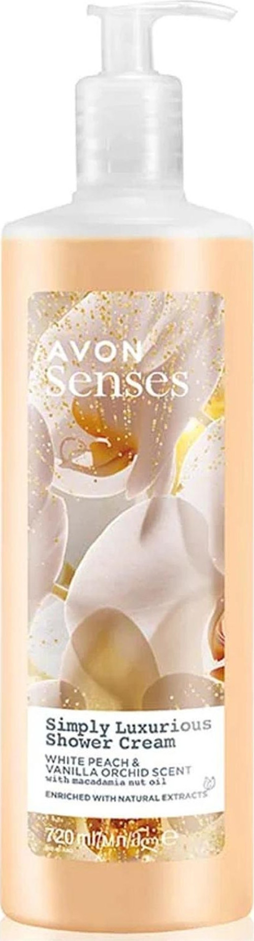 Simply Luxurious Beyaz Şeftali ve Vanilya Orkide Kokulu Duş Kremi 720 Ml.