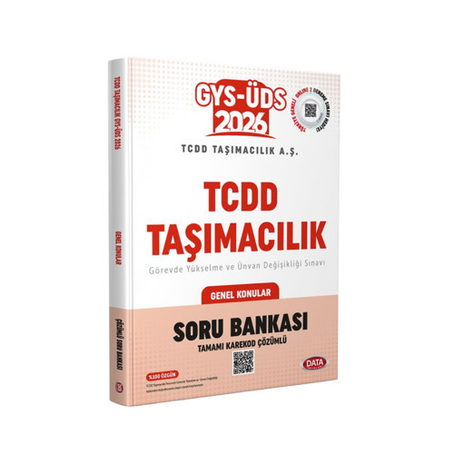 Data 2026 GYS ÜDS TCDD Taşımacılık Genel Konular Soru Bankası Çözümlü Görevde Yükselme Ünvan Değişikliği
