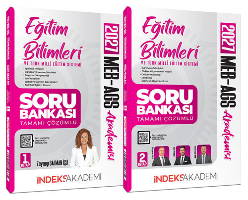 İndeks Akademi 2027 MEB-AGS Akademisi Eğitim Bilimleri ve Türk Milli Eğitim Sistemi Soru Bankası Seti Çözümlü - Zeynep S