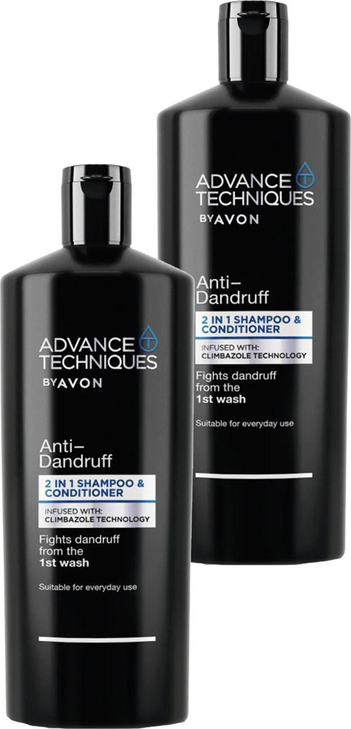 Advance Techniques Kepek Önleyici 2'si 1 Arada Şampuan ve Saç Kremi 700 Ml. İkili Set