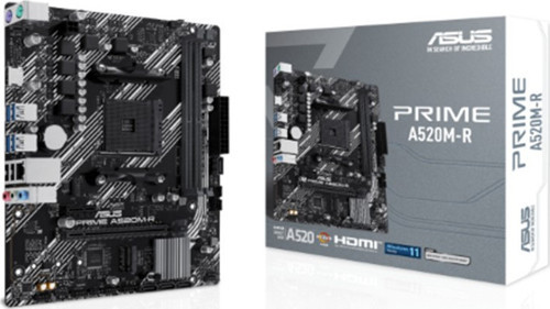 PRIME A520M-R DDR4 5100MHZ 1XHDMI 1XM.2 USB2.0 MATX AM4 (AMD AM4 5000/4000 /3000 SERİLERİ İLE UYUMLU)