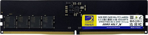 16 GB DDR5 5600MHZ CL46 TWINMOS DT TMD516GB5600U46WO