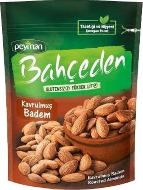 Glutensiz Bahçeden Kavrulmuş Badem 140 Gr. (4'lü)