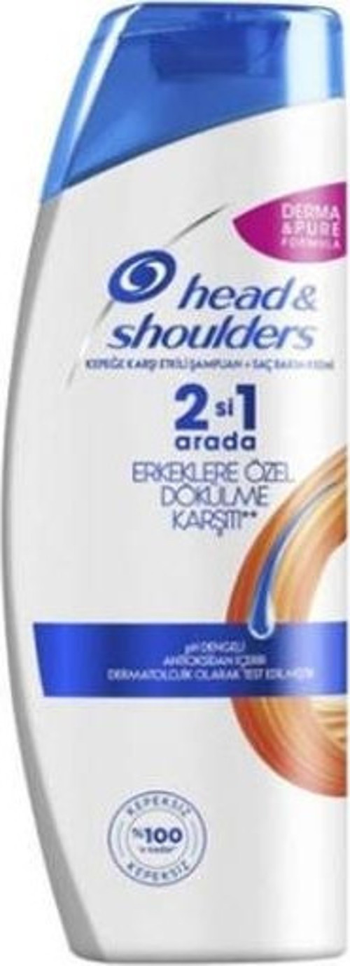 Head and Shoulders Şampuan 350 ml. Saç Dökülme Karşıtı 2In1 Erkek (2'li)