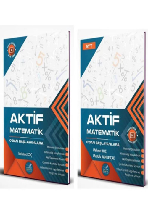Aktif Öğrenme Yayınları TYT ve AYT Matematik 0'dan Başlayanlara Seti 2 Kitap