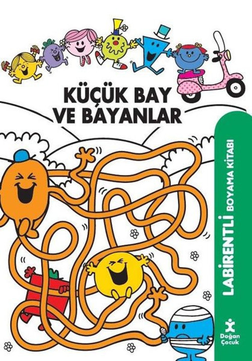 Küçük Bay ve Bayanlar - Labirentli Boyama Kitabı