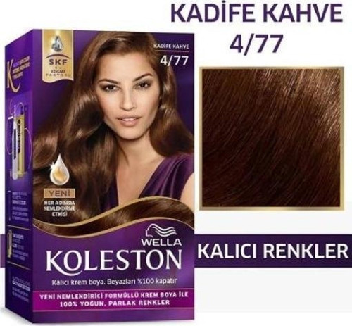 Koleston Tüp Saç Boyası Kadife Kahve 4/77 (6'lı)