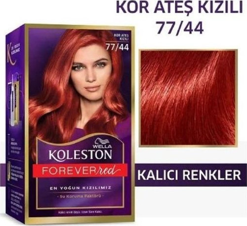 Koleston Tüp Saç Boyası Kor Ateşi Kızılı 77/44 (12'li)