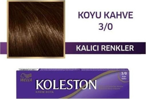 Koleston Tüp Saç Boyası Koyu Kahve 3/0 (24'lü)