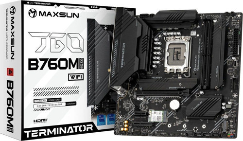 Terminator B760M GKD5 ICE LGA1700 DDR5 7600 Mhz M.2 HDMI mAtx Intel Anakart Beyaz