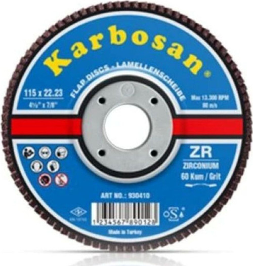 FLAP DİSK NK60 Kum 180 x 22 mm (KONİK)