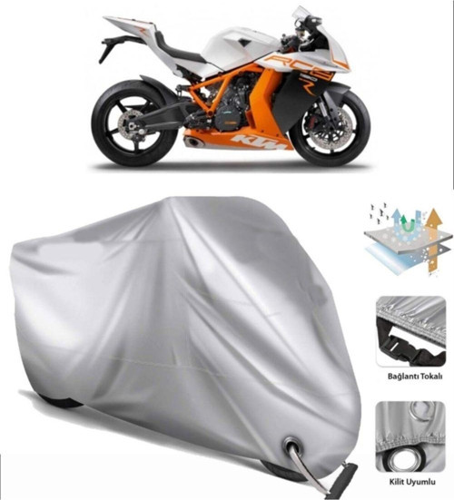 Ktm 1190 Rc8 R Arka Çanta (Bağlantı Tokalı) Uyumlu Solarblock Prime Motosiklet Brandası Örtüsü