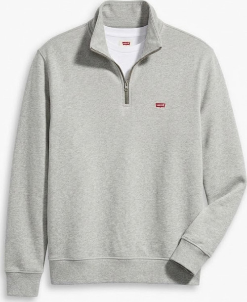 Original Housemark Quarter-Zip Sweatshirt-gri--