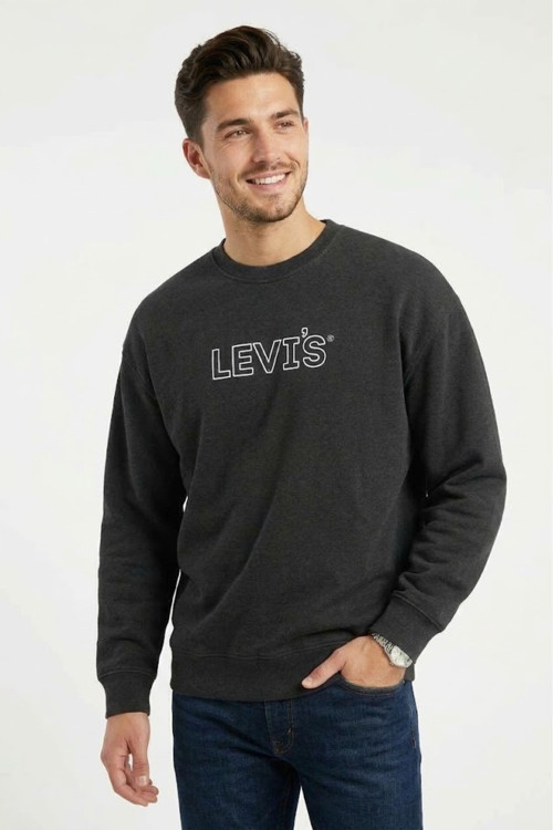 relaxed fit pamuk kumaş Oversize Erkek Sweatshirt - Minimalist