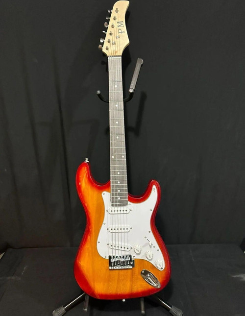 Elektro Gitar Cheryburst Sss Manyetik Kılıf Kablo Pena
