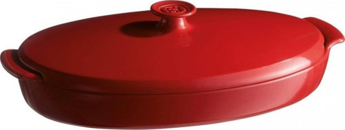 Balık/Buğlama/Fırın Kabı Oval 2.2 Lt Kırmızı/Burgundy -348443