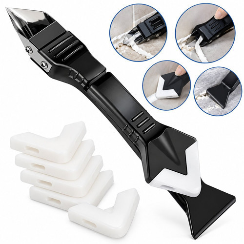 Enfa ENF-617 3'ü 1 Arada Derz Kazıyıcı ve Silikon Derz Yapma Aparatı 20 cm