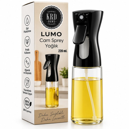 Yağdanlık Cam 200ml Plastik Başlıklı Sprey