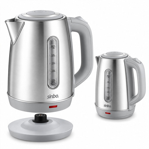 Çelik Kettle 1.8LT Kablosuz Kullanım 360° Dönebilme Otomatik Kapanma