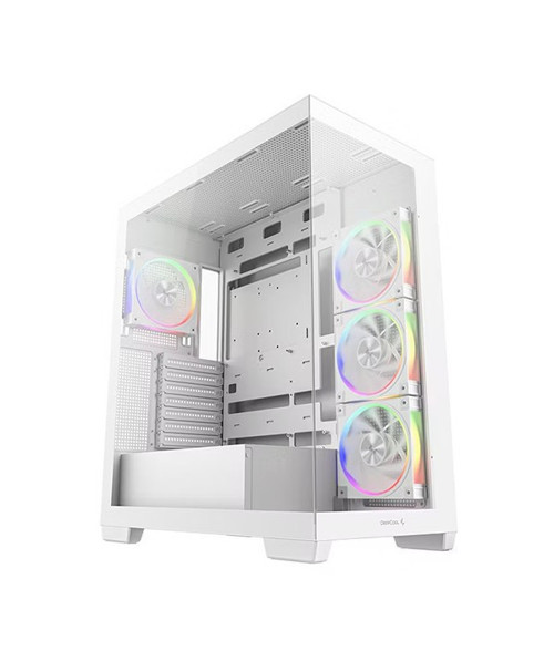 CG580-4F-WH-V2 Beyaz Temperli Cam Akvaryum ATX Mid Tower Kasa 4x ARGB PWM Fanlı