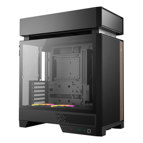 CL660 Mid Tower ATX Temperli Cam Type-C Siyah Bölmeli Oyuncu Bilgisayar Kasası