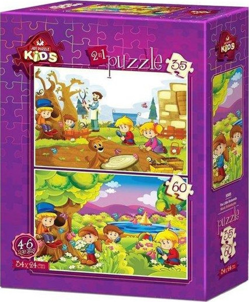 Art Çocuk Puzzle Minik Botanikçiler 35 + 60 Parça 5585