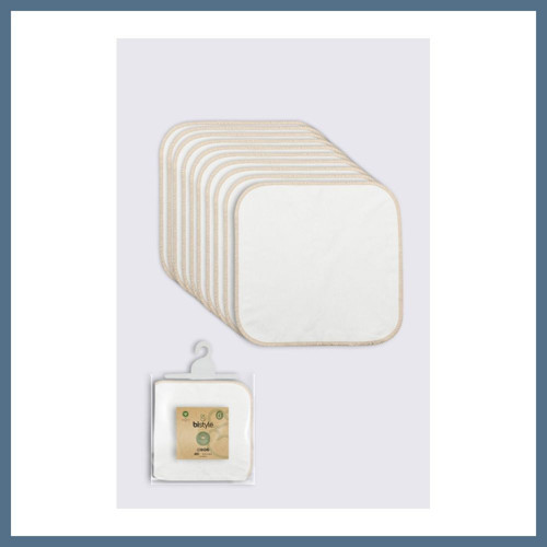 Organik 28x28 10'Lu Penye Mendil 90101 Ekru · Renk: Ekru BBZ