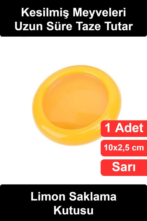 #LimonSaklamaKutusu Limon Şeklinde Esnek Silikon Yiyecek Saklama Kutusu Hava Geçirmez Kesilmiş Meyve