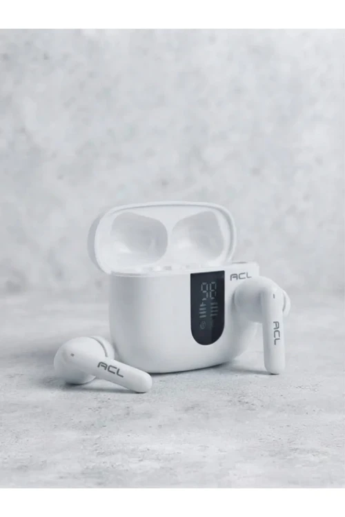 Aura Akse ANC + ENC Yapay Zeka Destekli Tercüman Kablosuz Kulaklık | 56 Dil Çeviri, Akıllı LED Ekran, Find My App, Ultra Clear Call, 6.0 Wireless, 3000 Saat Bekleme Süresi
