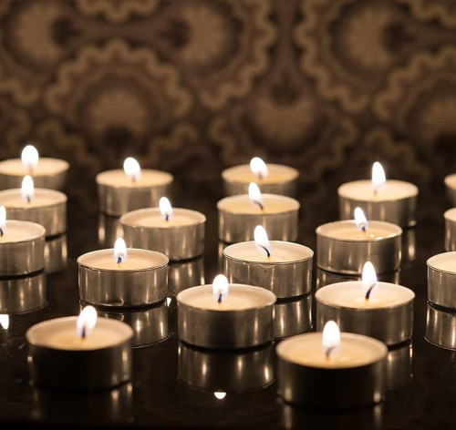 VIP KALİTE 100 ADET BEYAZ TEA LİGHT MUM BEYAZ MUM YILBAŞI MUMLARI 50 PCS VIP WHİTE TEA LİGHT CANDLE