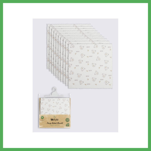 Koala 20x20 10'Lu Penye Mendil 90165 Ekru · Renk: Ekru BEZOSS