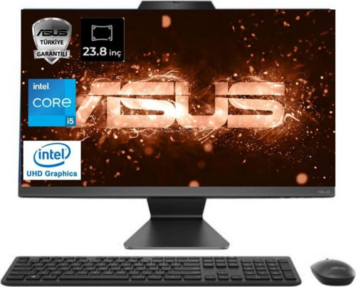i5-1335U A3402WBAK-I58512B0D ATL3 12GB 256GB M.2 SSD 23.8" FDOS All In One Masaüstü Bilgisayar