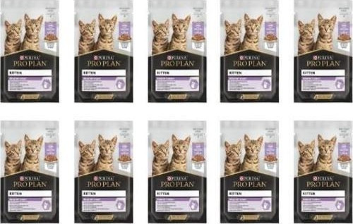 Pouch Kitten Hindili Yavru Kedi Maması 85 G - 10 Adet