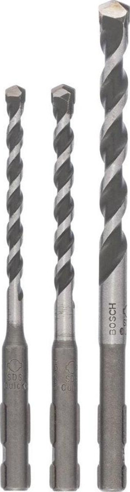- SDS-Quick, Uneo için Çok Amaçlı Matkap Ucu SETİ 5-6-8 mm