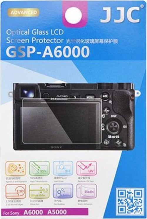 GSP-A6000 LCD Ekran Koruyucu Optik Cam (Sony A6600, A6400, A6300, A6100, A6000)
