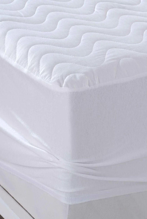 Fitted Kapitoneli 100X200 Cm Tek Kişilik Yatak Koruyucu Çarşaf
