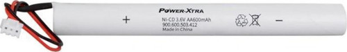 3S1P - 3.6V 600 mAh AA - Ni-Cd Şarjlı Batarya- BRK24-Soketli-Özel- 2