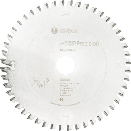 - Best Serisi Hassas Kesim Ahşap için Daire Testere Bıçağı 210*30 mm 48 Diş