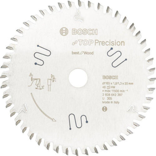 - Best Serisi Hassas Kesim Çoklu Malzeme için Daire Testere Bıçağı 165*20 mm 56 Diş