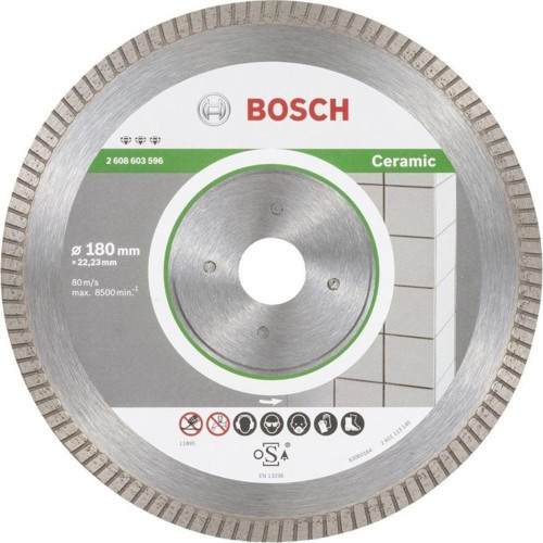 - Best Serisi Seramik İçin, Extra Temiz Kesim Turbo Segman Elmas Kesme Diski 180 mm