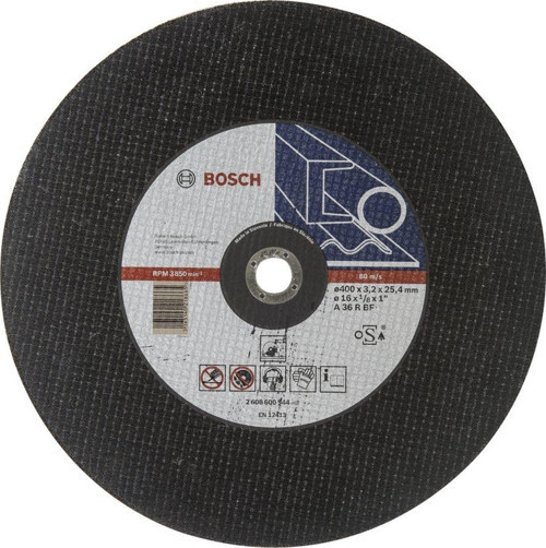 - 400*25,40*3,2 mm Expert Serisi Düz Metal Kesme Diski (Taş)