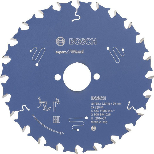 - Expert Serisi Ahşap için Daire Testere Bıçağı 165*30 mm 24 Diş