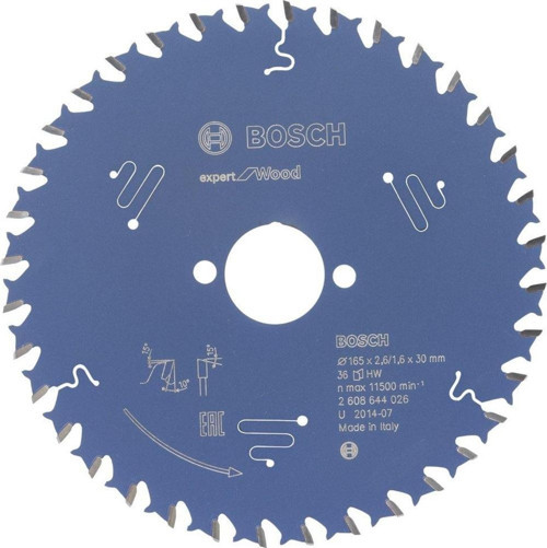 - Expert Serisi Ahşap için Daire Testere Bıçağı 165*30 mm 36 Diş