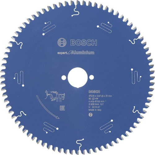 - Expert Serisi Alüminyum için Daire Testere Bıçağı 235*30 mm 80 Diş