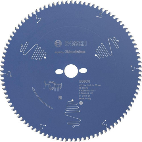 - Expert Serisi Alüminyum için Daire Testere Bıçağı 315*30 mm 96 Diş