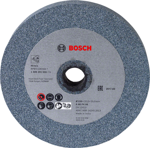 - GBG 35-15 Taşlama Motorları İçin Taş 150*20*20 mm 60 Kum