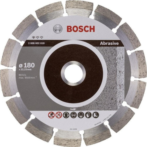 - Standard Seri Aşındırıcı Malzemeler İçin Elmas Kesme Diski 180 mm