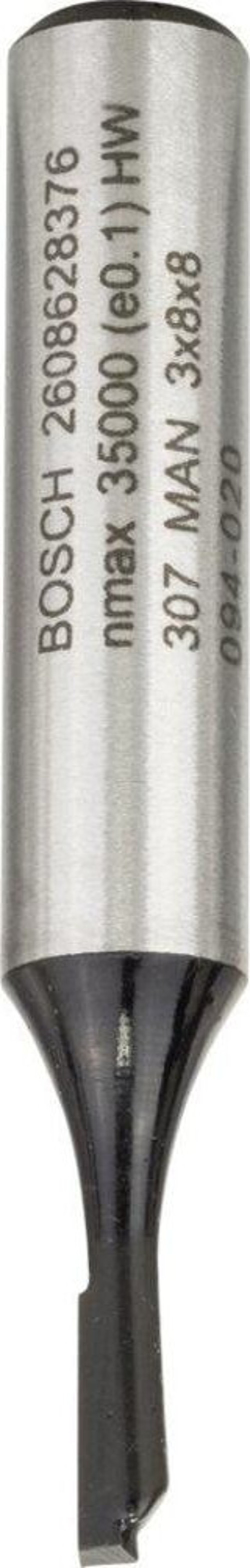 - Standard Seri Ahşap İçin Tek Oluklu, Sert Metal Düz Freze Ucu 8*3*51 mm